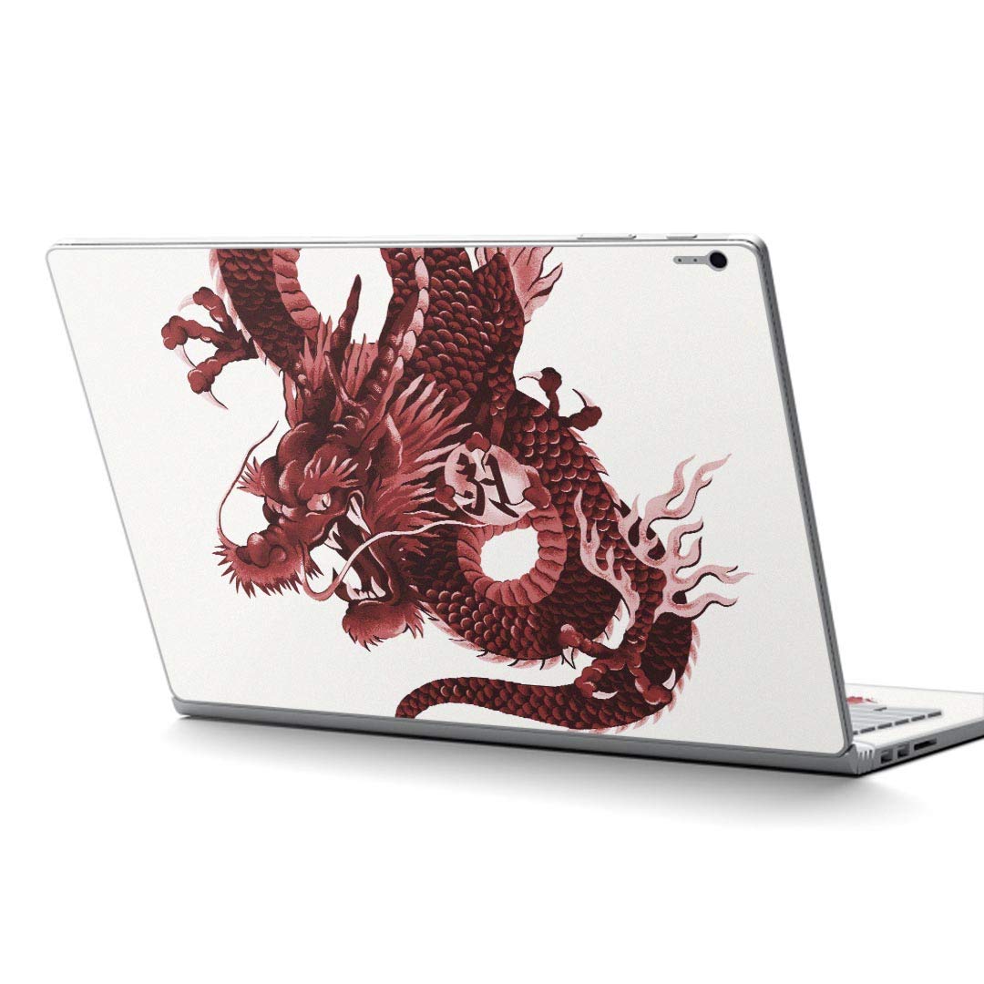 

igsticker Surface Book Book2 Book3 Skin Sticker for Japanese Dragon / / 13.5-inch Book2, Cover, Case, Film, Sticker, Accessory, Protective, 008347,