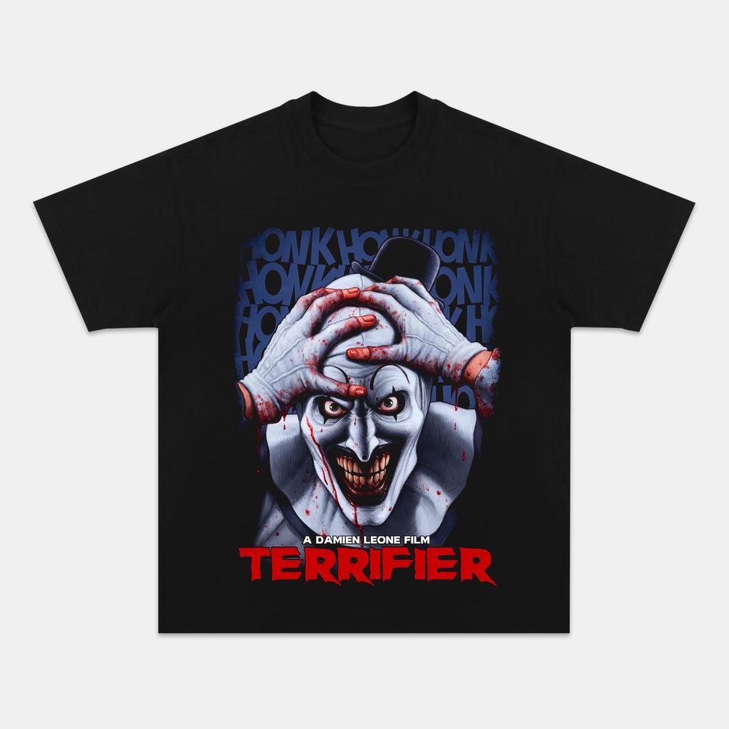 Terrifier Art the Clown Horror Movie Graphic TShirt Unisex Women Casual Cotton Streetwear Fans Top