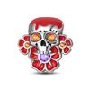 S925 Silver Halloween DIY Jewelry Kit Pumpkin Skull Bat Charm Pendant Beads Bracelet Making Craft Accessories
