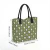  Cute Penguin Print Tote Bag Large Capacity Casual Daily Use Shopper Bag for Women