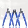 1pc Multi-Functional Diagonal Wire Stripping Pliers, Metal Cable Cutter with Side Snips, Flush Nipper Trimmer Hand Tool, 170 Wire Cutting