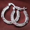 BELLA BOX Handmade Engrave Pattern Hoop Earrings Women Bohemia Style Beach Accessories Stylish Versatile Simple Female Boho Jewelry