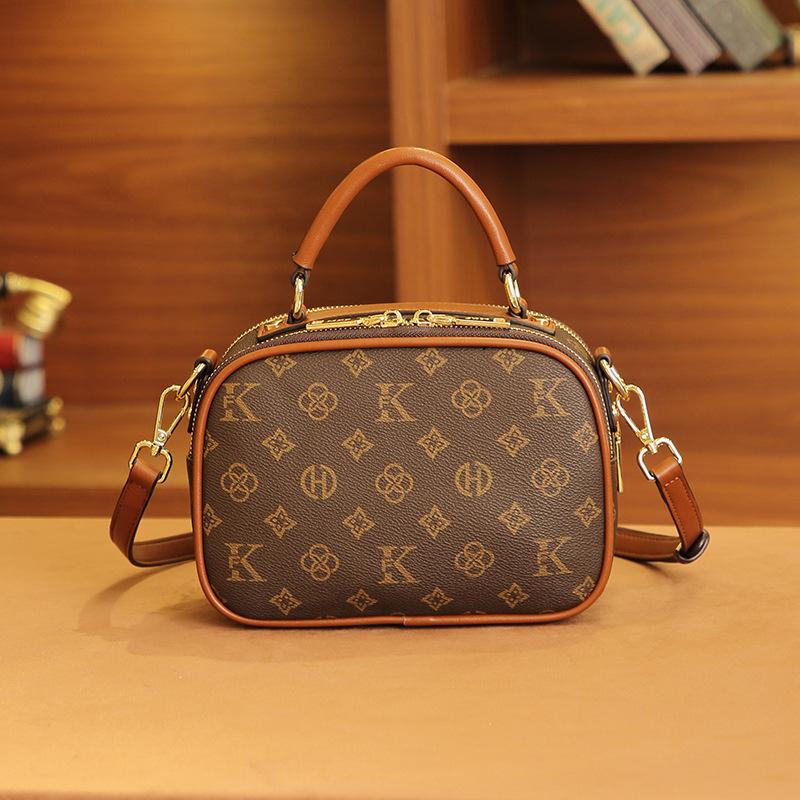 

Классическая сумка пресбиопия новая простая и универсальная маленькая круглая сумка большая вместимость двойная плечевая сумка-мессенджер