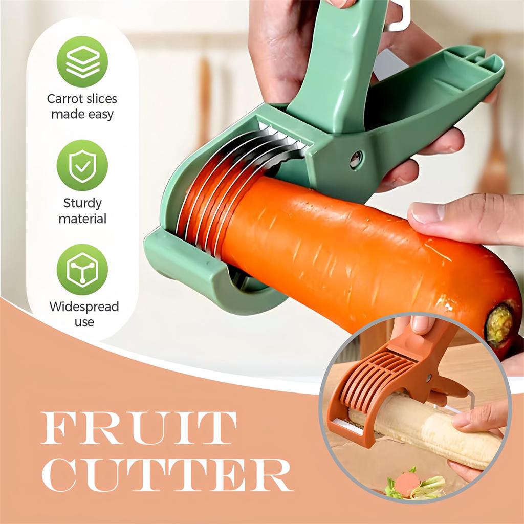 Food Manual , Stainless Steel With Peeler, Multifunctional Banana For Even , Easy Kitchen Gadget