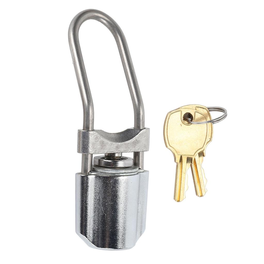 Beer Tap Lock Stainless Steel Safe Leakage Proof Draft Beer Faucet Lock for Homebrew Keg Equipment
