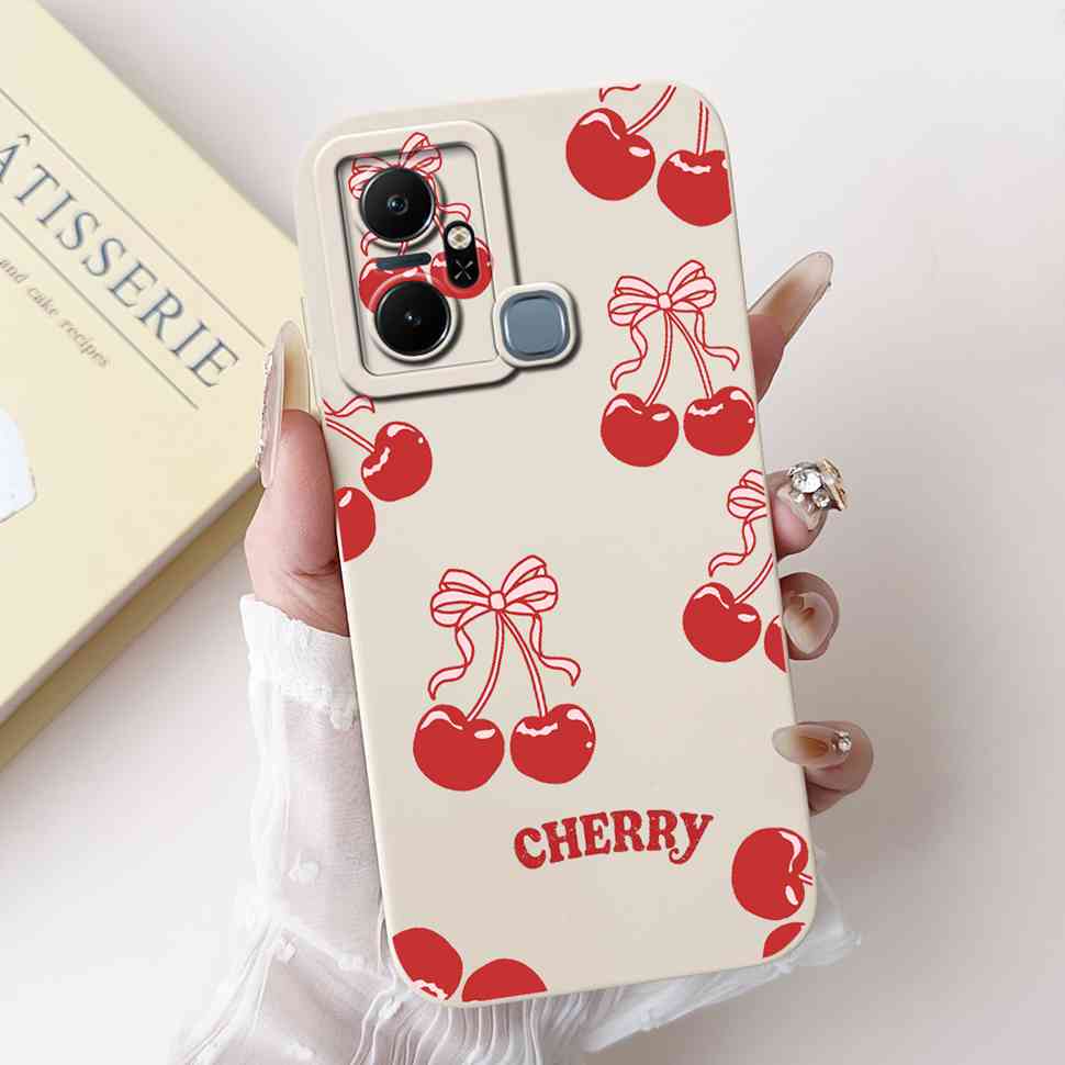 For Infinix Smart 6 Plus X6823C Case Luxury Floral Fashion Soft Silicone Cover For Infinix Smart 6Plus X6823 6.6" Phone Case