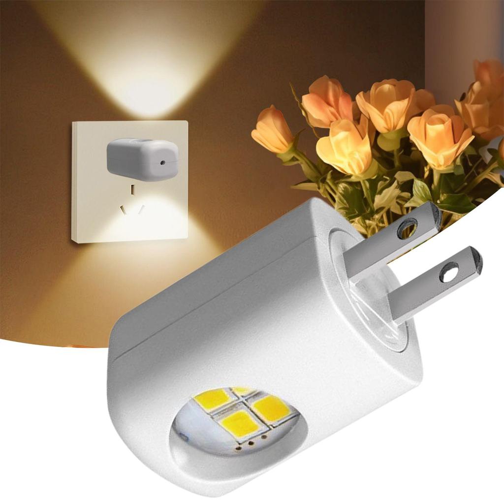 Plug in Light Wall LED night Lamp Hallway wall Light with Auto Dusk to Dawn Sensor for Bedroom Home Bathroom Living Room Kitchen