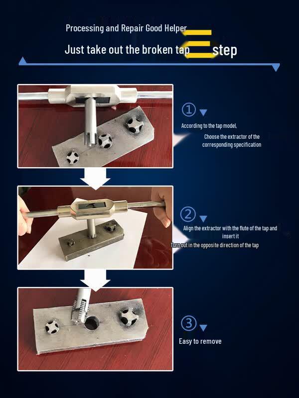 Meitiao M4-M12 Tap Extractor & Wrench Set