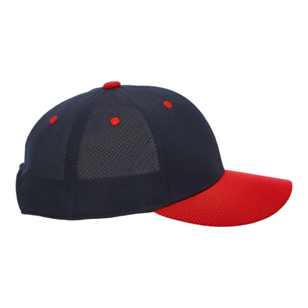 SSK Round Baseball Cap BC072 Navy x Red 6-sided (7020)