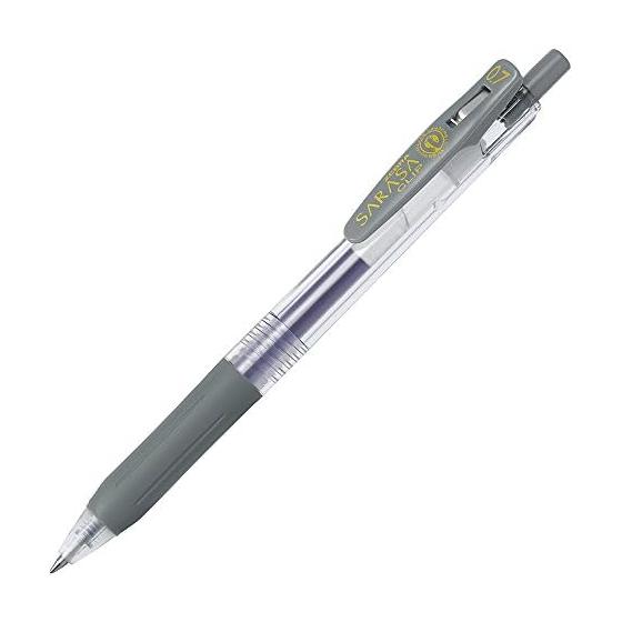 Zebra Gel Ballpoint Pen Sarasa Clip 0.7 Gray 10 pieces B-JJB15-GR