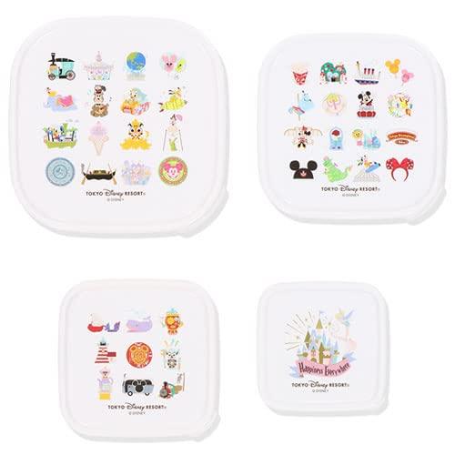 gaia80 Mickey & Friends Seal Container Set [Tokyo Disney Resort Exclusive] Park Icon Design Attraction Disney Merchandise Souvenir