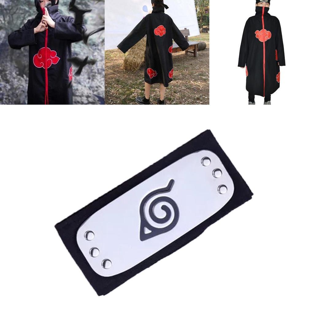 Naruto Akatsuki Uchiha Itachi Fantasia Cosplay Roupão Manto Capa Tecido Macio
