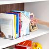 4 Pcs Practical Bookends Clear Book End Acrylic Book Support Book Holders Stand Decorative Bookends for Students