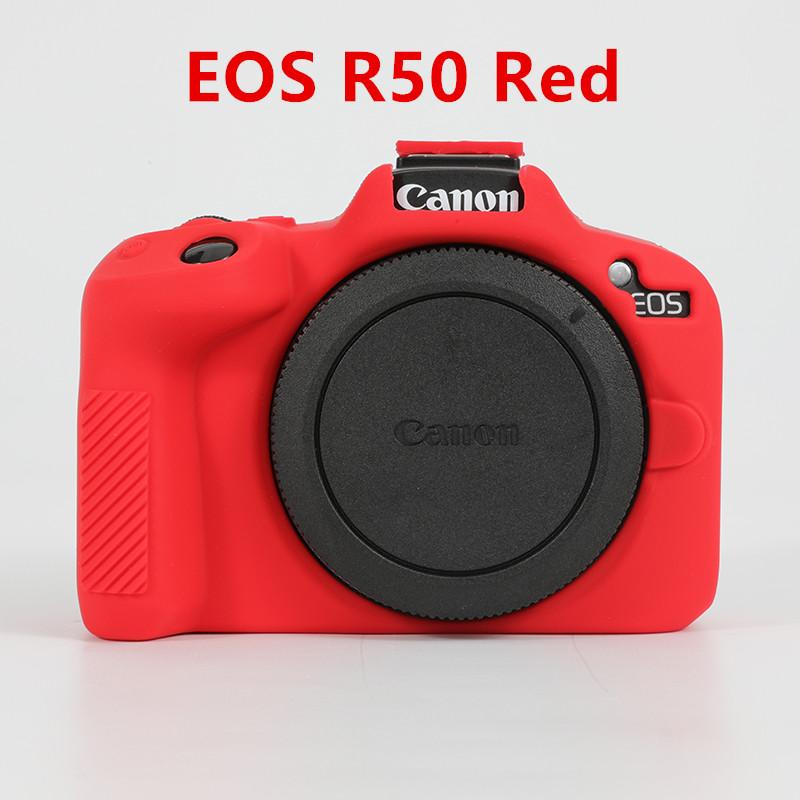 Soft Silicone Armor Camera Body Case For Canon EOS R10 R50 R100 R5 R6 R6II R7 R8 RP Protective Rubber Cover