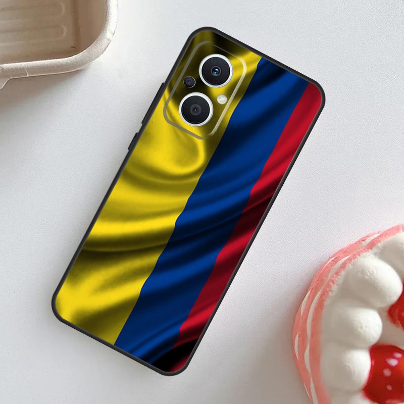 Colombia Flag Case For OPPO Reno 11 10 Pro 11F 8T 4Z 5Z 5 6 8 7 Lite OPPO Find X5 X6 Pro X2 X3 Lite Cover