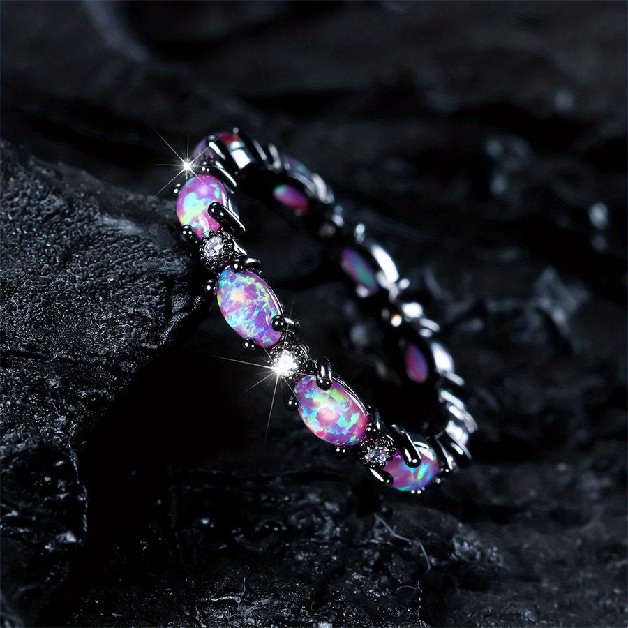 European & American Full Circle Opal Women's Ring, Bestseller