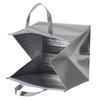 Thermal Bag Insulated Lunch Time Cake Sandwich Drink Fresh Storage Big Square Refrigerated Foil Food Bags Coffee 1Pc Silver