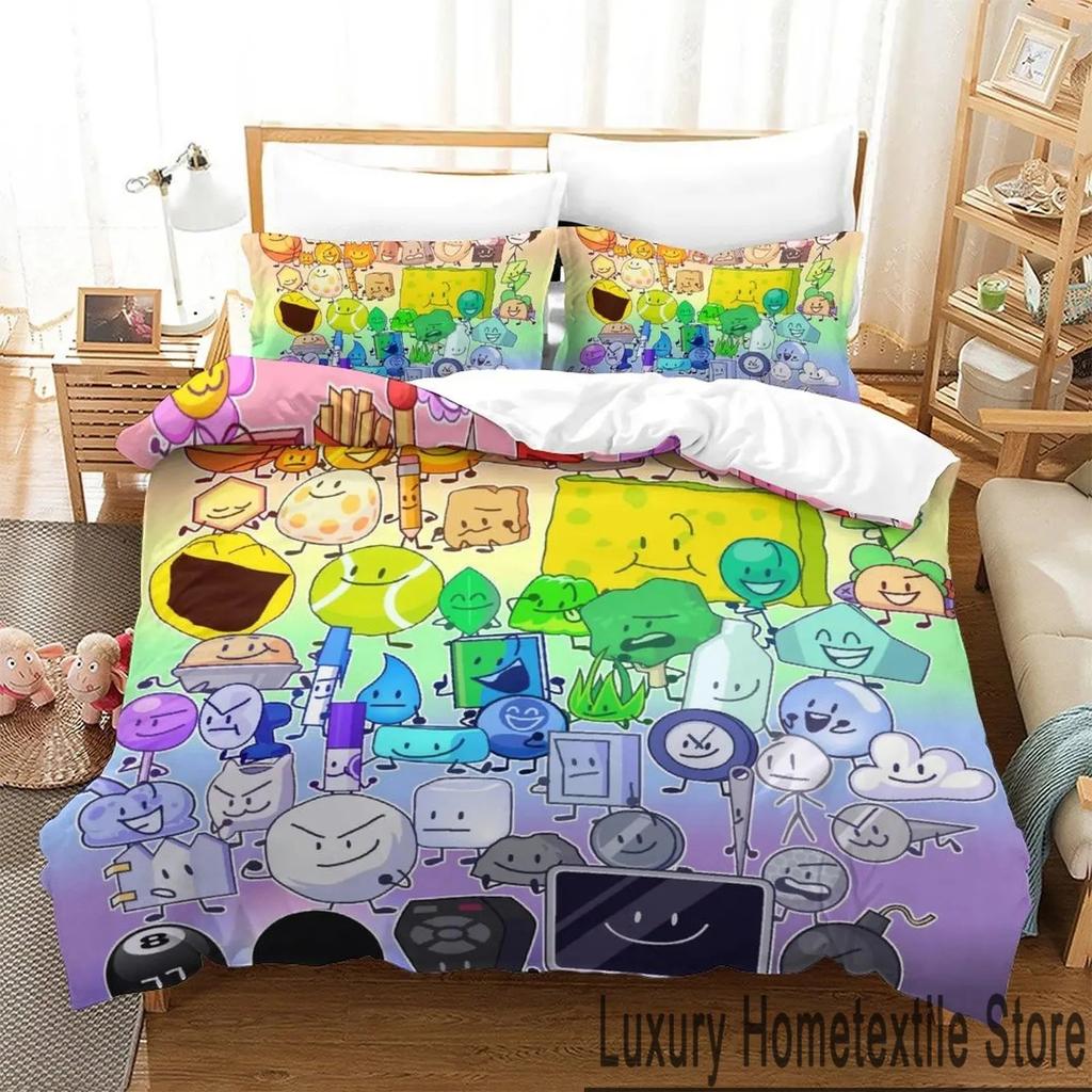 Set de așternuturi 3D Desen animat Jacknjellify pentru Băieți Fete Dimensiune Twin Queen King Huse de pilotă Fețe de pernă Paturi băieți Adult