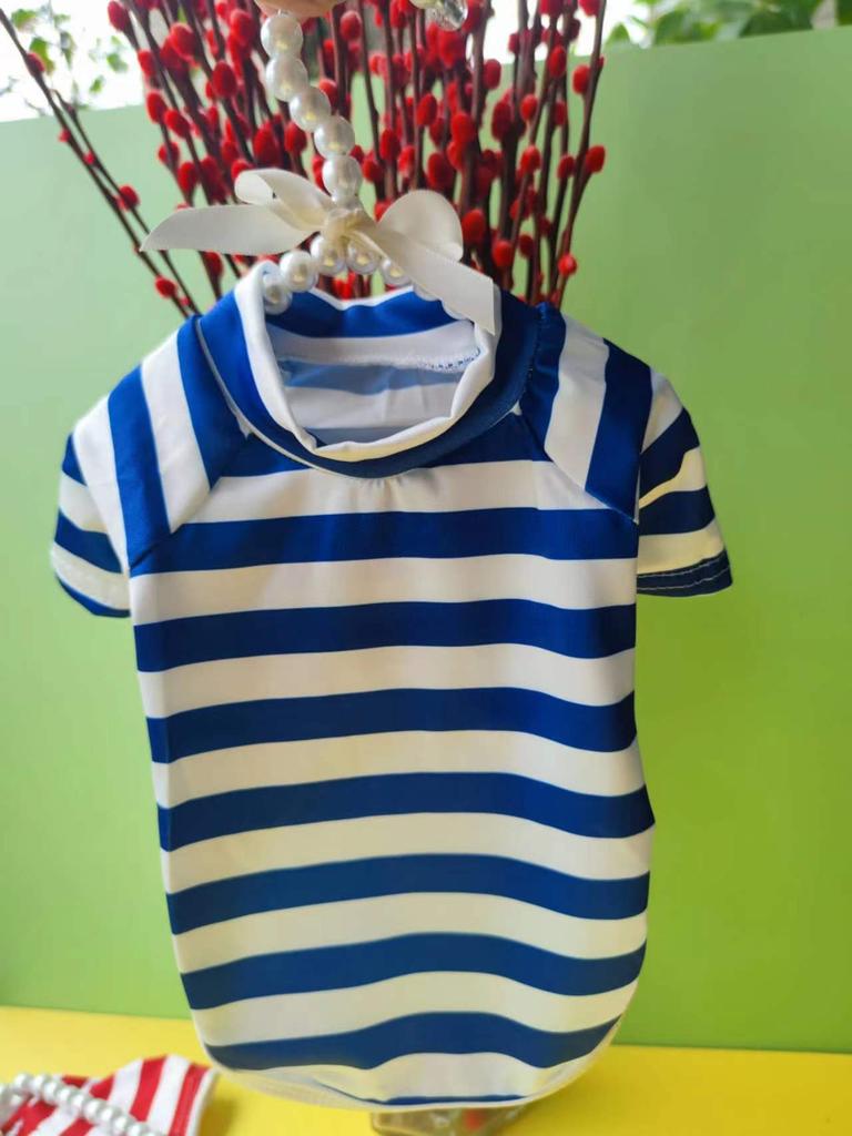 Spring and Autumn Thin T-Shirt Pet Clothing Cat Clothing Small Medium Teddy