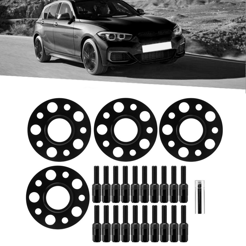 Car Hub Centric Wheel Spacers Kit 20mm Replacement for W202 C Class C220 C230 C280 C43 1994‑2000Black