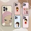 Y-Yoshitomo N-Nara Phone Case For iPhone 17,16,15,14,13,12,11,Pro,X,XS,Max,Plus Soft Black Cover