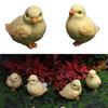 Resin Decor Animal With Chick Design For Garden Micro Landscape Patio Ornament