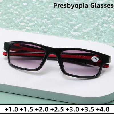 Personalized Sports Progressive Sunglasses Outdoor Shading Portable Reading Glasses High-definition Elderly Presbyopia Glasses