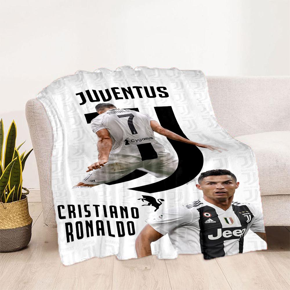 Ronaldo's Legacy Football Blanket Soft Warm Cozy Suitable for Bed Picnics Sofa for All Seasons Stylish Decor Suitable for Gifting Relatives and Friend