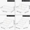 1pc,Multilayer acrylic transparent display rack, desk storage rack, suitable for cosmetics, perfume, dolls, nail polish shelf