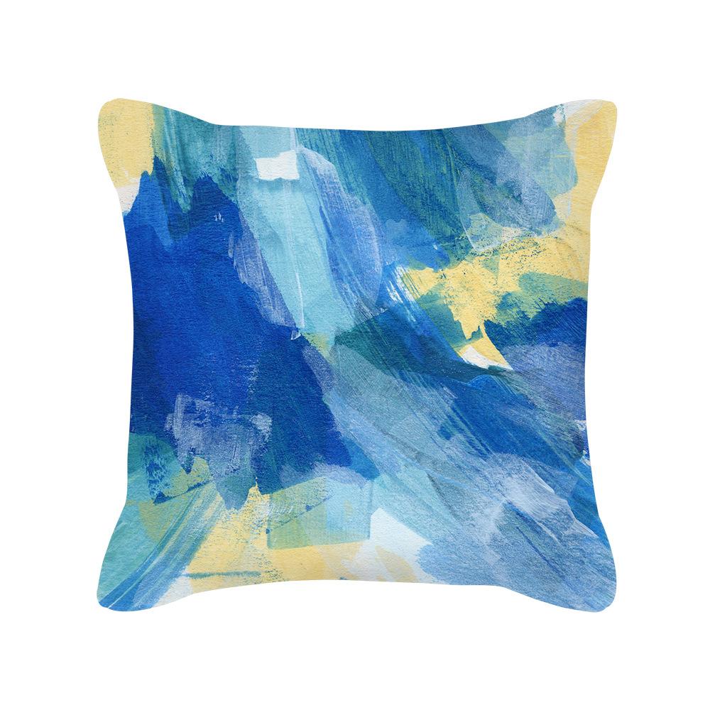 Pillow Nordic Abstract Decoration Home Sofa Bedside Cushion Cover Plush Pillow Cover