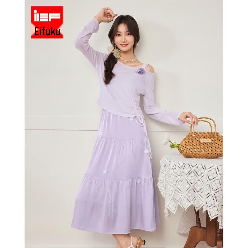 IEF Fairy Floral Two-Piece Dress Set M