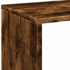 Room Divider Bookshelf Smoked Oak 69.5 x 29 x 103.5 cm