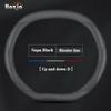 Leather Car Steering Wheel Cover for Citroen e-C3 C3 Aircross 2024 2025 Non-slip Auto Interior Accessories