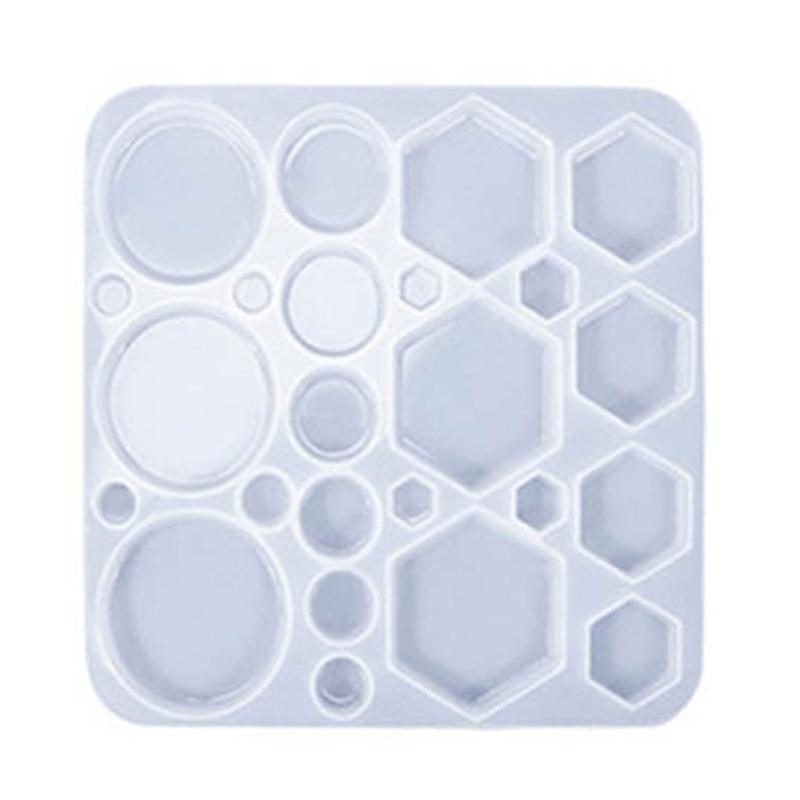 DIY Drop Earring Mold 3D Resin Pendants Moulds Fashionable Ear Jewelry Molds Silicone Material for Hand-Making Earrings