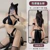 Domila Sexy Lingerie Sexy Queen Fan Antique Egyptian Cat Girl Uniform Set Wholesale F334
