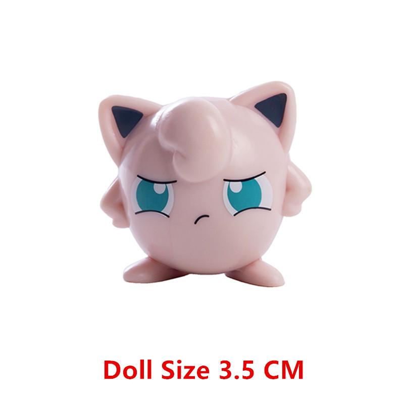 Toys Model Pokemon Anime Figure Pikachu Eevee Charizard Mewtwo Cartoons Figure Collection Pocket Monster Action Birthday Gi Kids