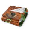 Grizzy and the Lemmings Warm Soft Blanket Boy Girl Plush Throw Blanket Comfortable Couch Chair Flannel Bedspread Sofa Bed Cover