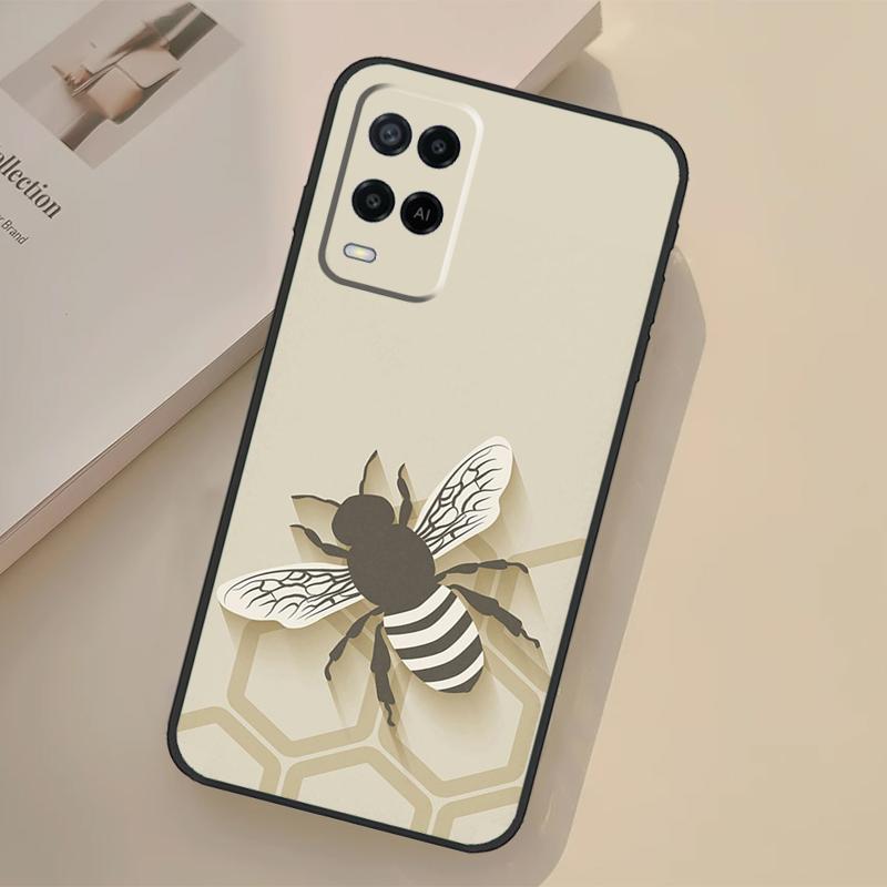 Bienenhonig Hülle Für Oppo A76 A96 A16 A17 A18 A60 A80 A40 A38 A58 A78 A98 A94 A74 A54 A15 A57 A77 A5 Pro