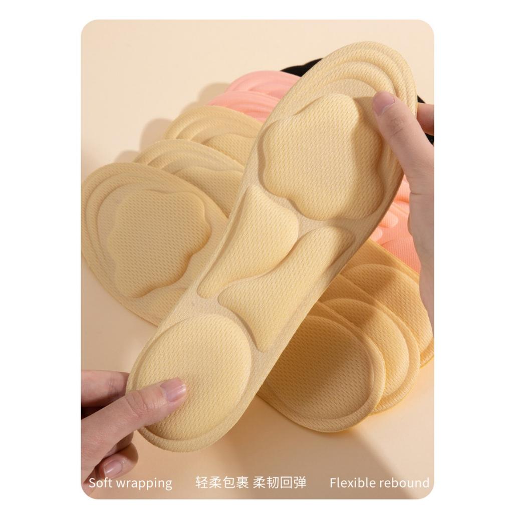 Soft and Cushioned 10mm Breathable Insoles for Men and Women - Ideal for High Heels  Sports Shoes  and Casual Wear