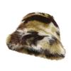 Camouflage Plush Fisherman Hat For Winter Warmth And Sun Protection