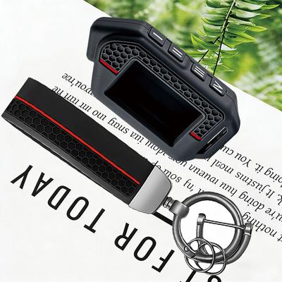 Silicone Key Case Cover LCD Remote Shell for Scher-Khan Mobicar 1 2 3 A B M10 M20 Two Way 4 Buttons Car Alarm System Accessories