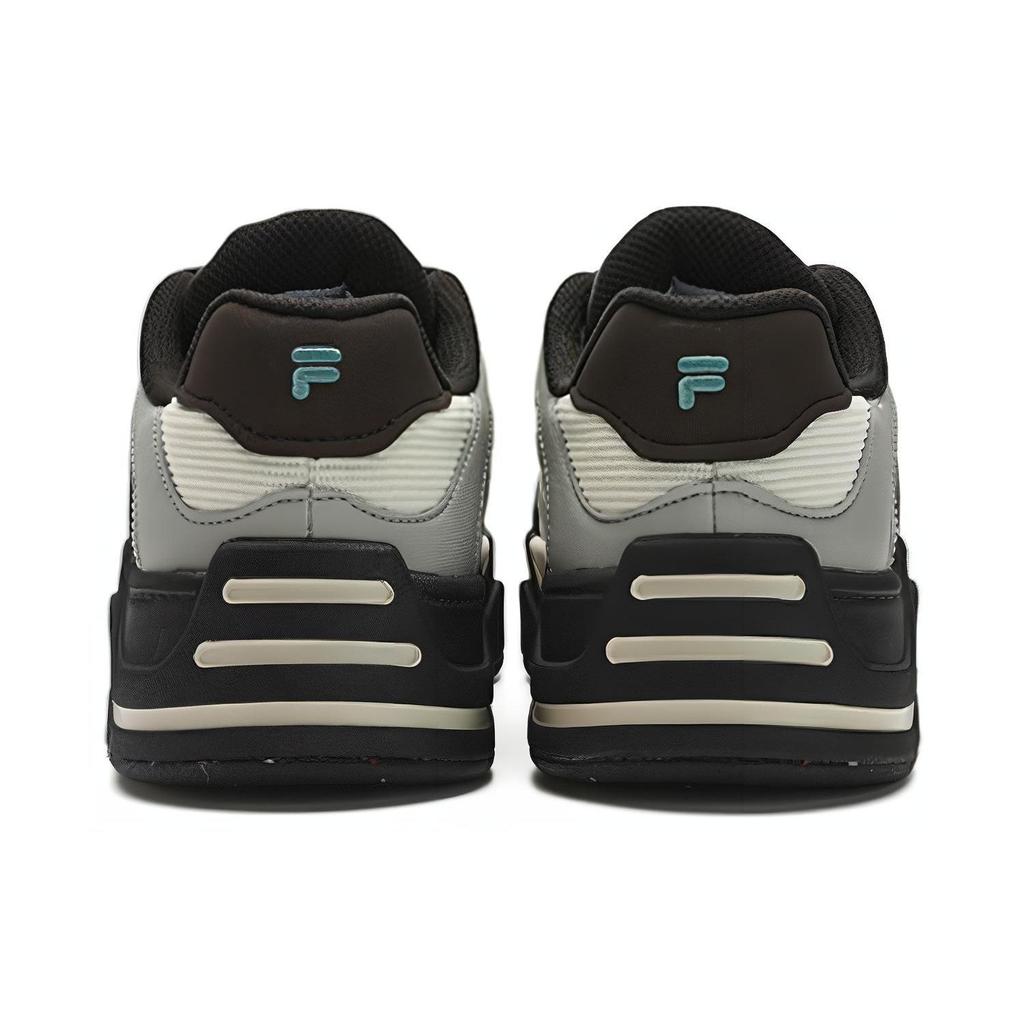 FILA Fusion 50-50 Versatile Comfortable Trendy Shock Absorption Low-Top Skate Shoes Women sneaker Gray White T12W412201FAP