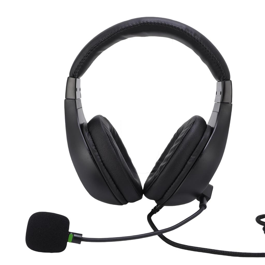 USB Headset with Mic Gooseneck Microphone Rod Noise Reduction Students Listening and Speaking Exam H