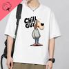 Vintage T-Shirts Just A Chill Guy Meme T-Shirt Y2k Kleidung Harajuku Kawaii Unisex Reine Baumwolle Goth Lässig Lustige Grafik-T-Shirts