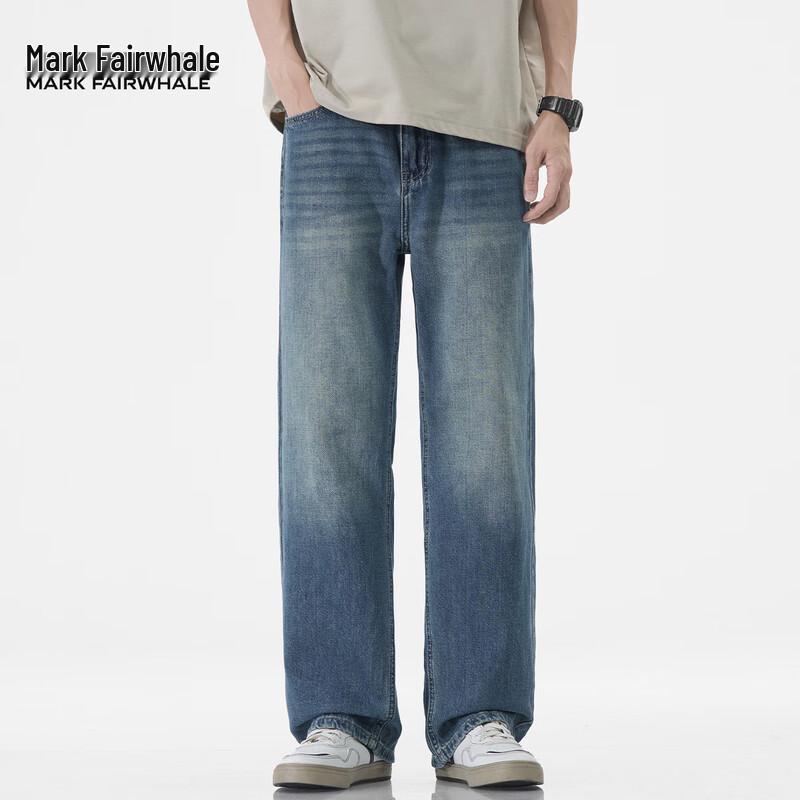 Mark Fairwhale Men's Loose Straight-Leg Jeans