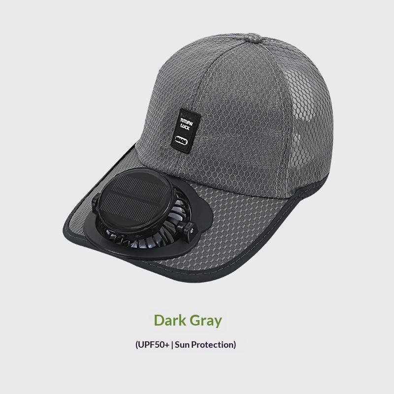 USB Charging Model, Men's and Women's Outdoor UV Protection, Baseball Cap, Fishing Visor, Summer Solar Fan, Cap