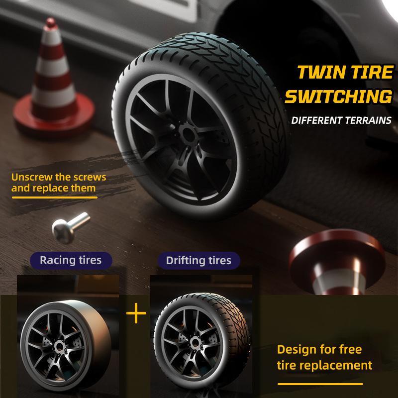 4WD RC Car Remote Control Cars 2.4G Radio High Speed Drift Racing High Speed Truck RTR Vehicle Toy Gift for Kids Children