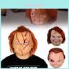 Kinderspiel Halloween Latexmaske mit Bluteffekt für Horrorparty Cosplay