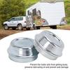 2pcs 48mm Trailer Hub Dust Cap Galvanized Steel Trailer Wheel Hub Grease Cover Replacement for Alko Trailer Wheel Hub