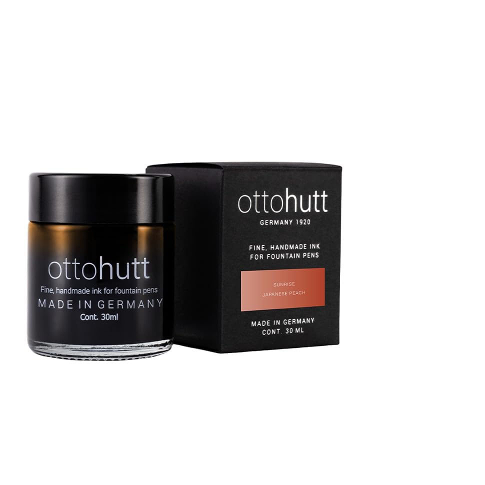 otto hutt Sunrise Japanese Peach 30ml bottled fountain pen ink - Ink, (OH156-11705)